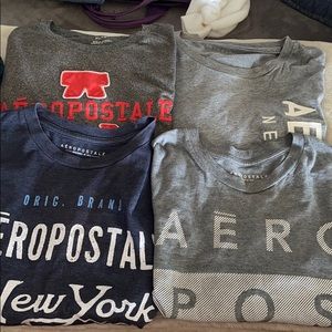 Four Aeropostale shirts